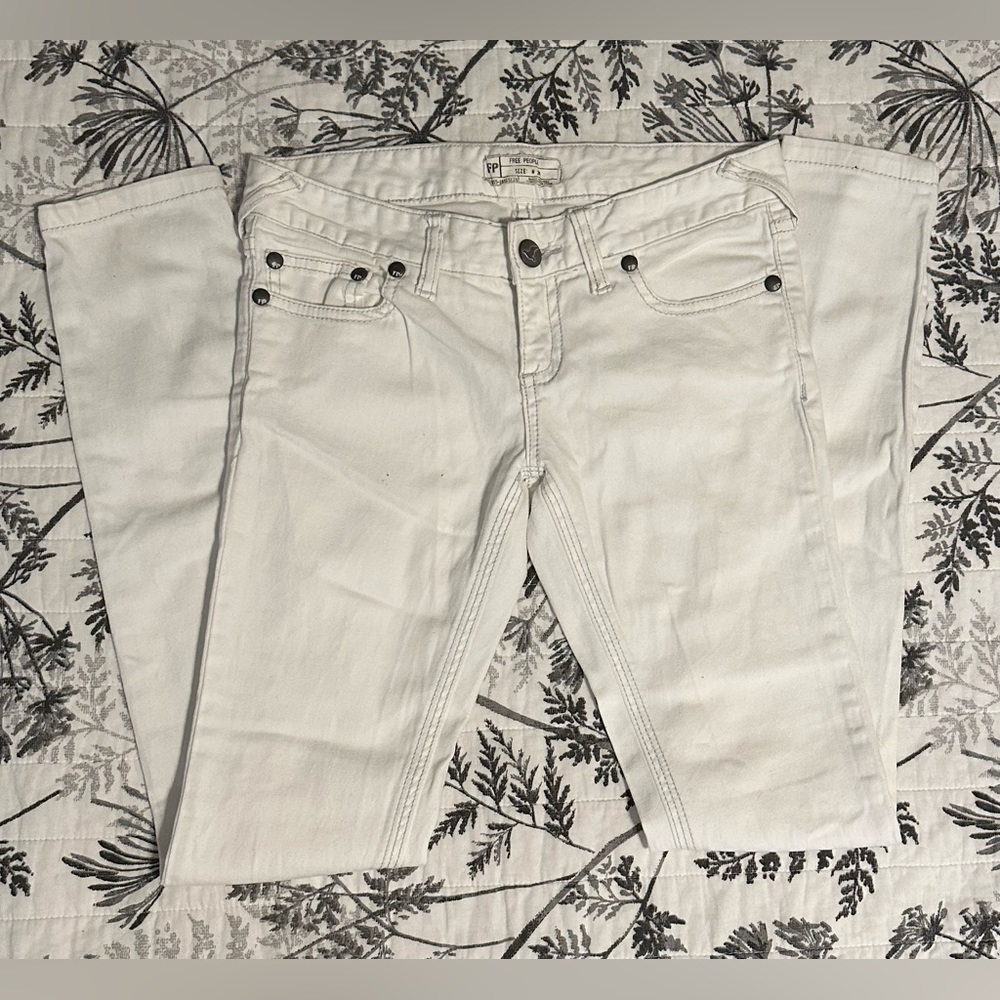 Free People Women's Skinny Jeans - White